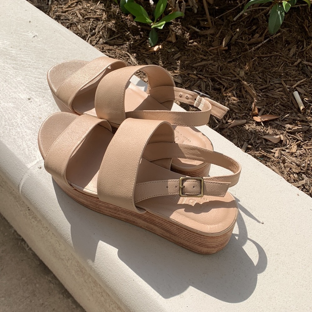 Size 9.5 Able Pamela double strap sandals.  Like new.  Worn only a few times.